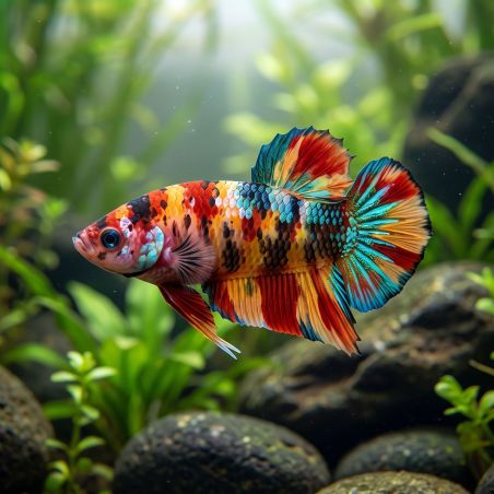 Betta Mâle Plakat Candy Koï - Betta Splendens