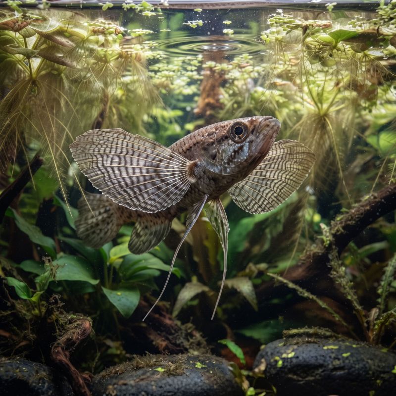 Poisson Papillon - Pantodon Buchholzi